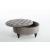 Suave Fabric Round Storage Ottoman