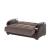 Costa Fabric/PU Storage Sleeper Living Room Set