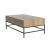 Drift Wood/Metal Rectangular Coffee Table