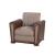 Alfa Fabric/PU Storage Sleeper Living Room Set