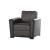 Alfa Fabric/PU Storage Sleeper Living Room Set