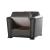 Alfa Fabric/PU Storage Sleeper Living Room Set