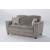 Aspen Microfiber Fabric Storage Sleeper Loveseat