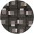 Bense Garza Wool Round Hand-tufted Rug, 7'9