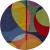 Bense Garza Wool Round Hand-tufted Rug, 7'9