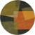 Bense Garza Wool Round Hand-tufted Rug, 7'9