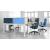 Choice 1H Office Melamine Bookcase, Width 47.2