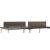 Nova Plexiglas Desk Screen w/Fittings for 62.9
