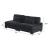 Bentley 4-Piece Corduroy Fabric L-Shaped Sectional Sofa