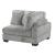 Bentley 4-Piece Corduroy Fabric L-Shaped Sectional Sofa