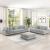 Bentley 6-Piece Corduroy Fabric Living Room Set