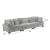 Bentley Corduroy Fabric Customizable Living Room Set
