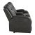Benz Faux Leather Power Reclining Loveseat with Bluetooth Speaker, LED Lighting & USB Charger