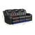 Benz Faux Leather Power Reclining Sofa with LED Lighting & USB Charger