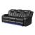 Benz Faux Leather Power Reclining Sofa with LED Lighting & USB Charger