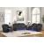 Benz Faux Leather Power Reclining Chair with LED Lighting & USB Charger