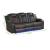 Benz Faux Leather Power Reclining Sofa with LED Lighting & USB Charger
