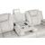 Benz Faux Leather Power Reclining Sofa with LED Lighting & USB Charger
