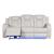 Benz Faux Leather Power Reclining Sofa with LED Lighting & USB Charger