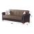 Bergen Fabric/Leatherette Storage Sofabed