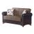 Bergen Fabric/Leatherette Storage Sleeper Living Room Set