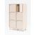 Locker Plus Office Double Storage Cabinet w/6 Lockable Doors