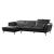 Orchard Thick Top Grain Leather Match Sectional, Left Arm Chaise Facing