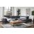 Axel Top Grain Leather Match Sectional w/Recliner, Right Arm Chaise Facing