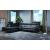 Axel Top Grain Leather Match Sectional w/Recliner, Left Arm Chaise Facing