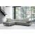 Barts Leatherette Sectional w/Motion Headrests, Left Arm Chaise Facing