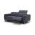 Hudson Leather Sofa w/2 Power Recliners & Power Headrests