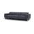 Hudson Leather Extended Sofa w/3 Power Recliners & Power Headrests