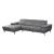 Mercer Leather/PVC Sectional w/Motion Headrests, Left Arm Chaise Facing