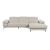 Mercer Leather/PVC Sectional w/Motion Headrests