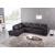 ML157 Top Grain Leather Match L-Shape Sectional, Left Chaise Facing