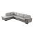 ML157 Top Grain Leather Match L-Shape Sectional, Left Chaise Facing
