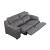Thompson Leather Loveseat w/2 Power Recliners