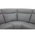Wyatt L-Shaped Leather/PVC 6-Piece Power Reclining Sectional with Console