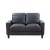 York Leather Loveseat