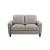 York Leather Loveseat