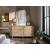 Wood Double Dresser w/6 Drawers