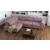 Bilbao Microfiber Fabric L-Shaped Sectional Sofa w/Left Bumper Chaise