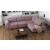 Bilbao Fabric L-Shaped Sectional Sofa w/Right Bumper Chaise