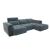 Bilbao Fabric Right Arm Chaise Facing Sectional Sofa