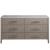Soren Wood Stone Top Double Dresser w/6 Drawers
