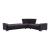 Armada X Microfiber Convertible L-Shaped Sectional