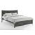 Spices Blackpepper Wood K-Series High/Low Platform Bed, King Size