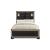 Blake Fabric/Wood Bed w/Lamps