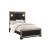 Blake Fabric/Wood Bed w/Lamps
