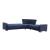 Armada X Microfiber Convertible L-Shaped Sectional
